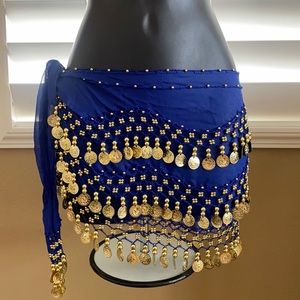 coin wrap skirt